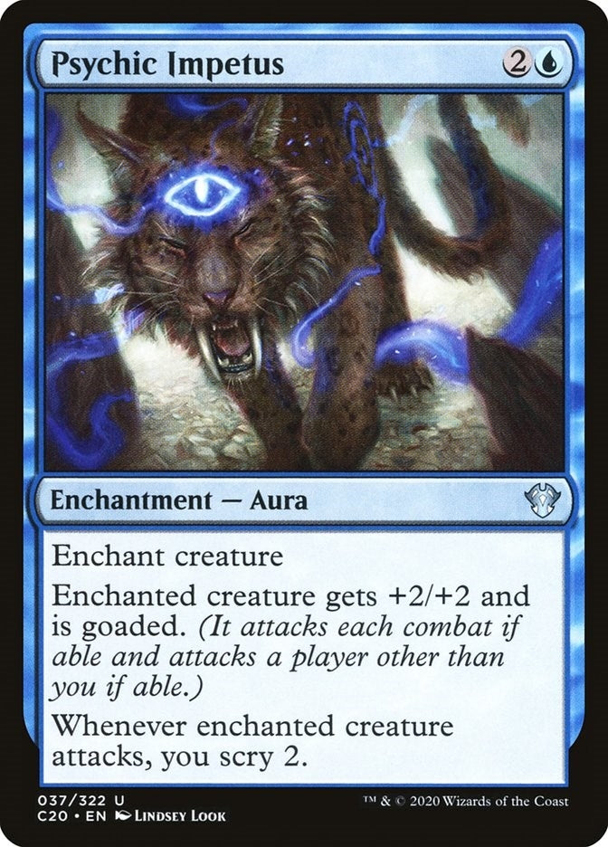 Image for Psychic Impetus (37) (C20) - Magic: The Gathering
