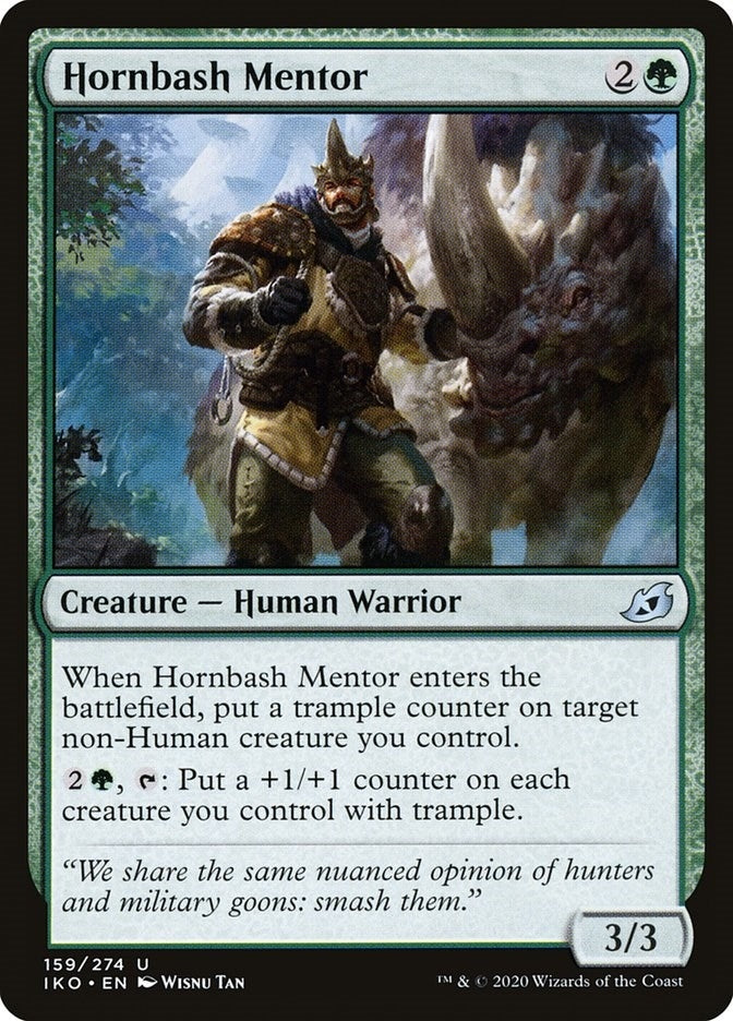 Image for Hornbash Mentor (159) (IKO) - Magic: The Gathering