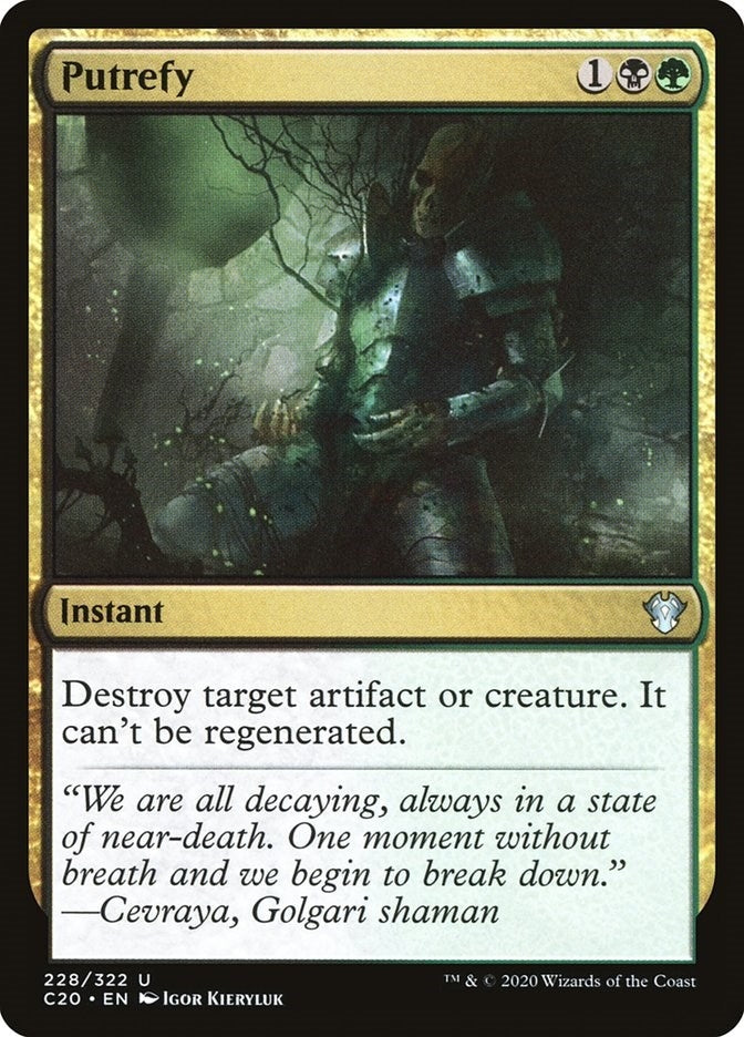 Image for Putrefy (228) (C20) - Magic: The Gathering
