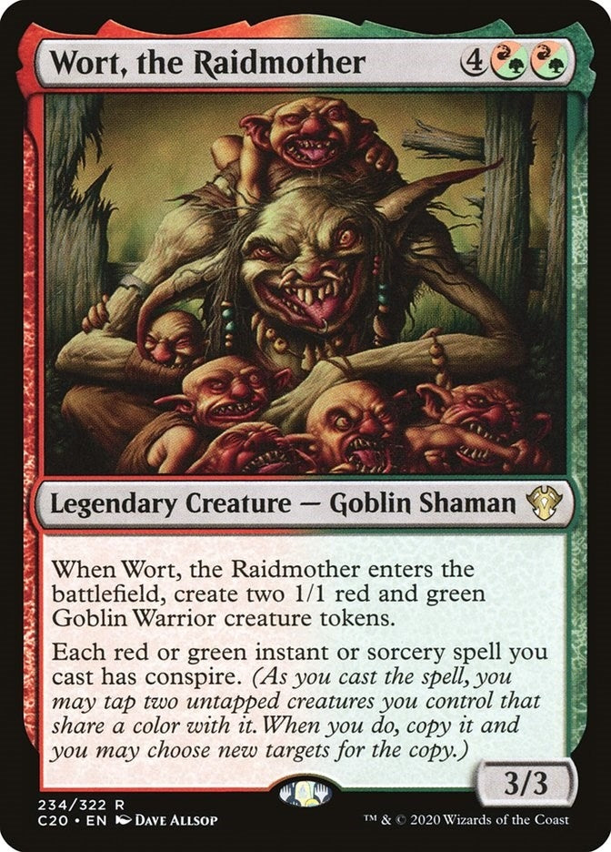 Image for Wort, the Raidmother (234) (C20) - Magic: The Gathering