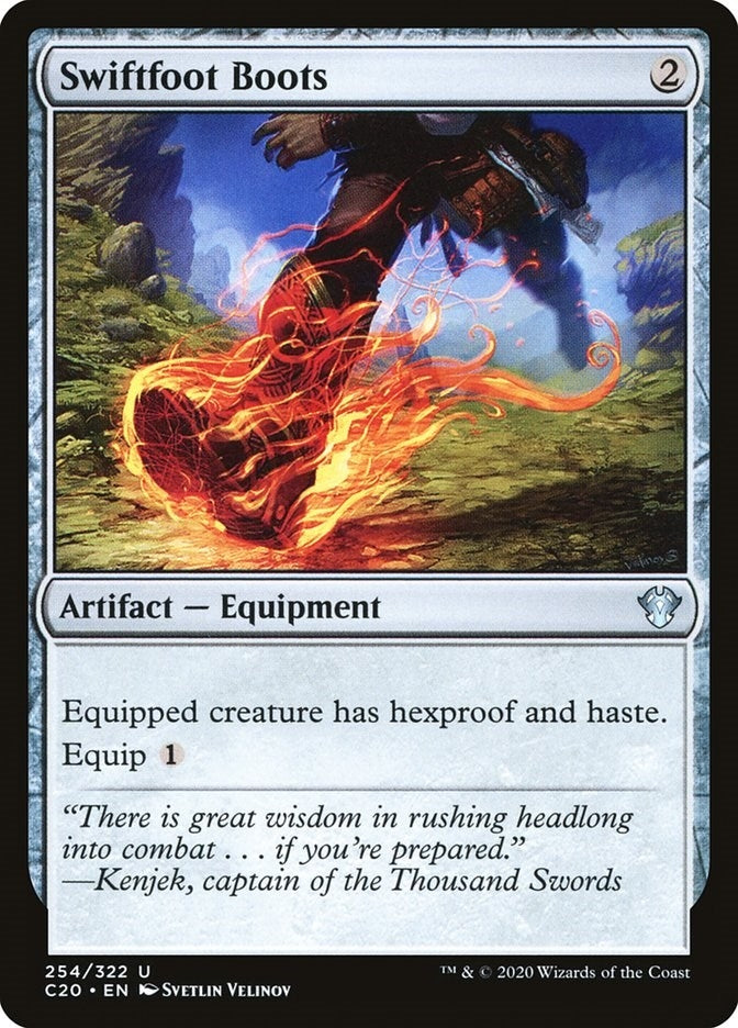 Image for Swiftfoot Boots (254) (C20) - Magic: The Gathering