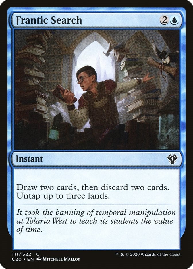 Image for Frantic Search (111) (C20) - Magic: The Gathering
