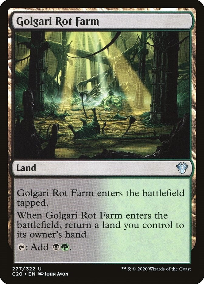 Image for Golgari Rot Farm (277) (C20) - Magic: The Gathering