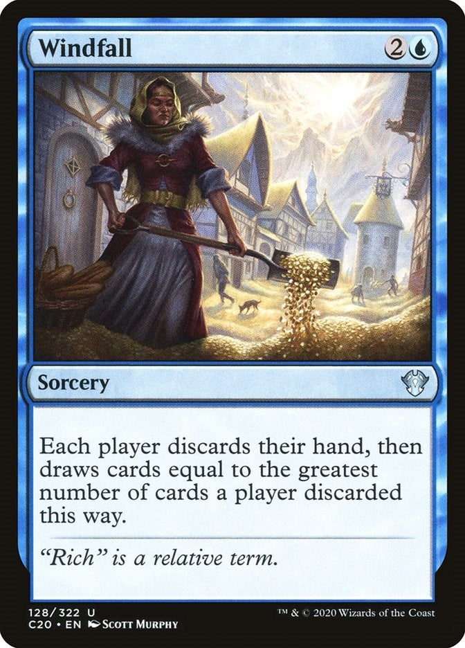 Image for Windfall (128) (C20) - Magic: The Gathering