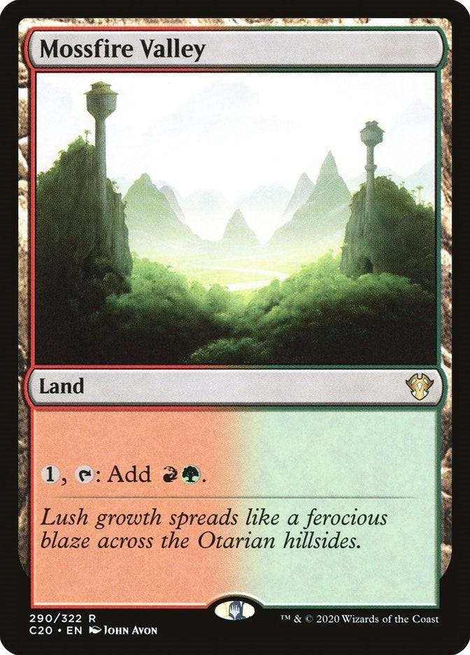 Image for Mossfire Valley (290) (C20) - Magic: The Gathering