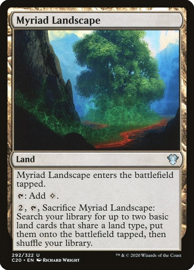 Image for Myriad Landscape (292) (C20) - Magic: The Gathering