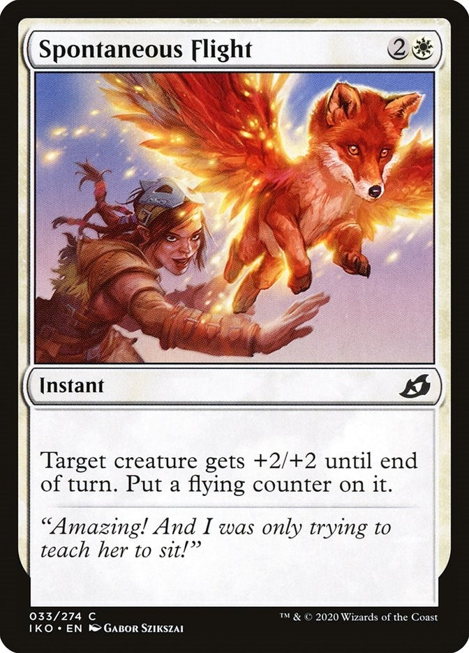 Image for Spontaneous Flight (33) (IKO) - Magic: The Gathering