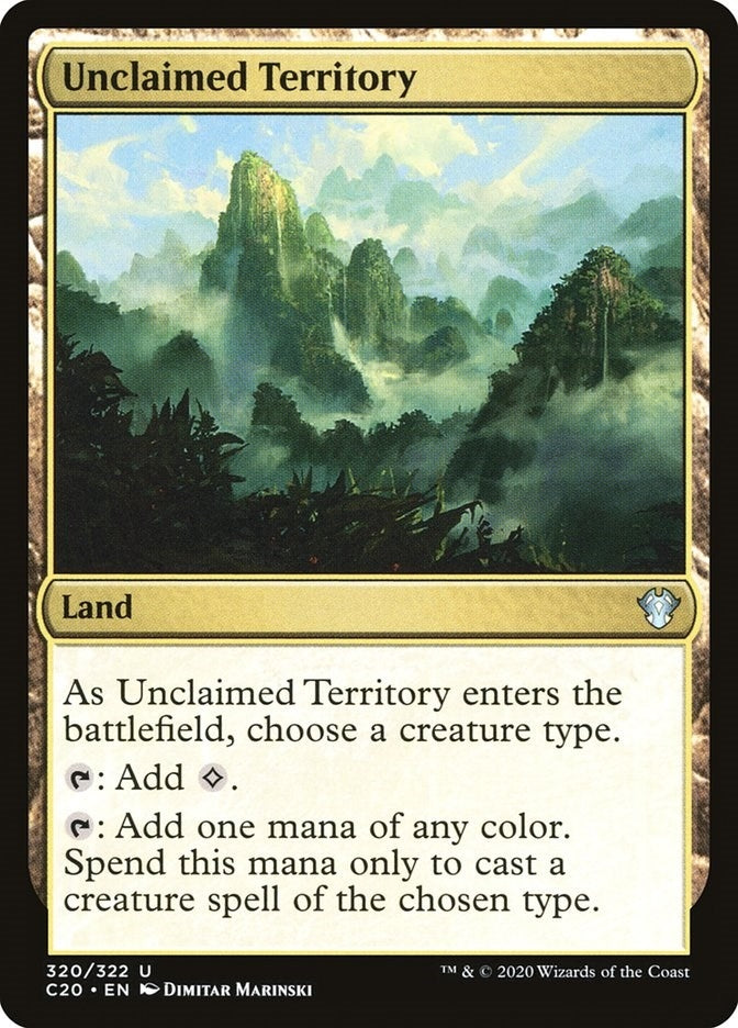 Image for Unclaimed Territory (320) (C20) - Magic: The Gathering