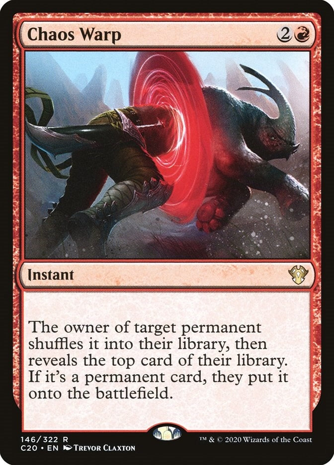 Image for Chaos Warp (146) (C20) - Magic: The Gathering