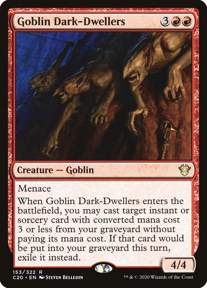 Image for Goblin Dark-Dwellers (153) (C20) - Magic: The Gathering