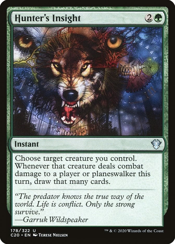 Image for Hunter's Insight (178) (C20) - Magic: The Gathering