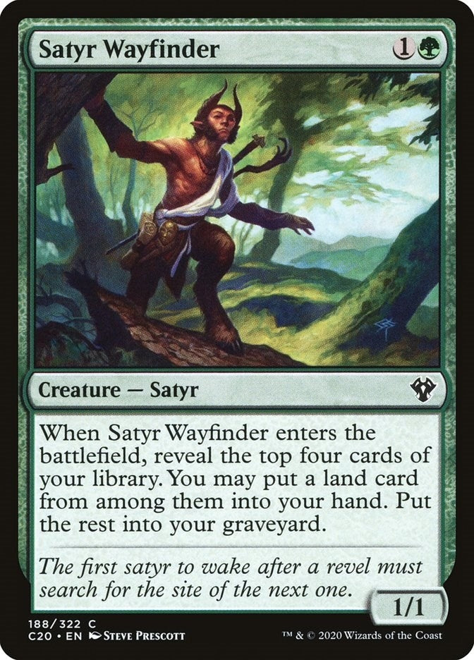 Image for Satyr Wayfinder (188) (C20) - Magic: The Gathering