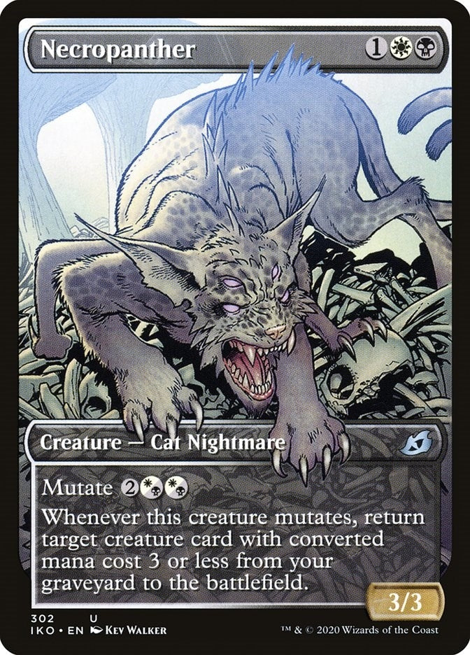 Image for Necropanther (Showcase) (302) (IKO) - Magic: The Gathering