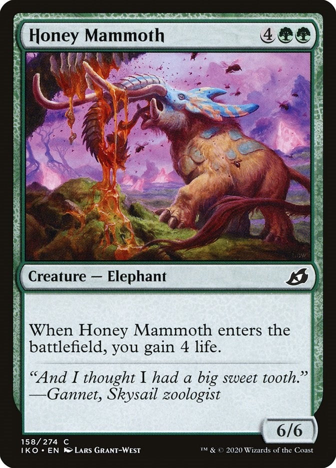 Image for Honey Mammoth (158) (IKO) - Magic: The Gathering