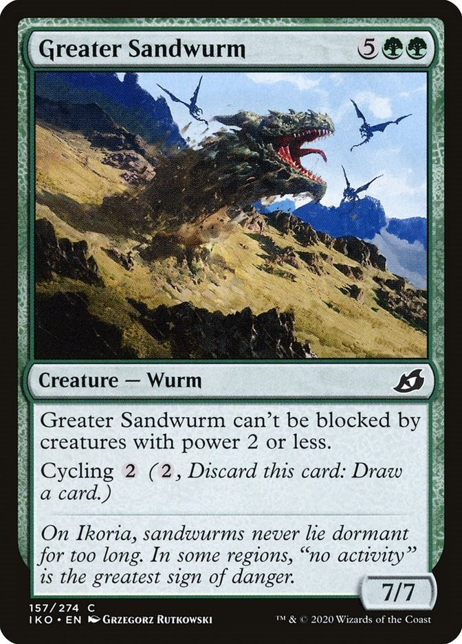 Image for Greater Sandwurm (157) (IKO) - Magic: The Gathering