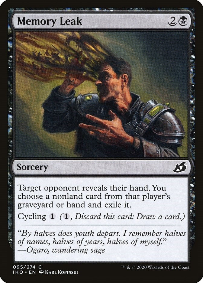 Image for Memory Leak (95) (IKO) - Magic: The Gathering