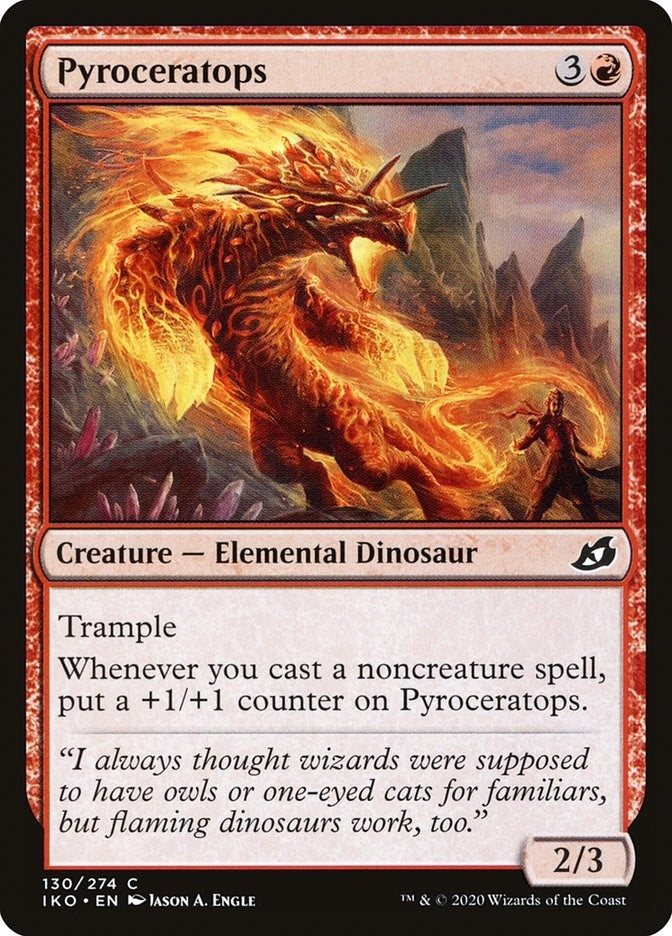 Image for Pyroceratops (130) (IKO) - Magic: The Gathering