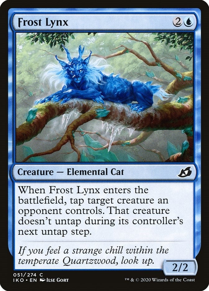 Image for Frost Lynx (51) (IKO) - Magic: The Gathering