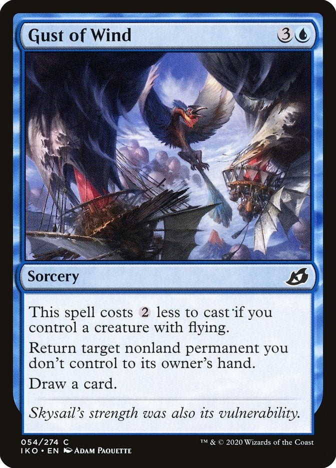 Image for Gust of Wind (54) (IKO) - Magic: The Gathering