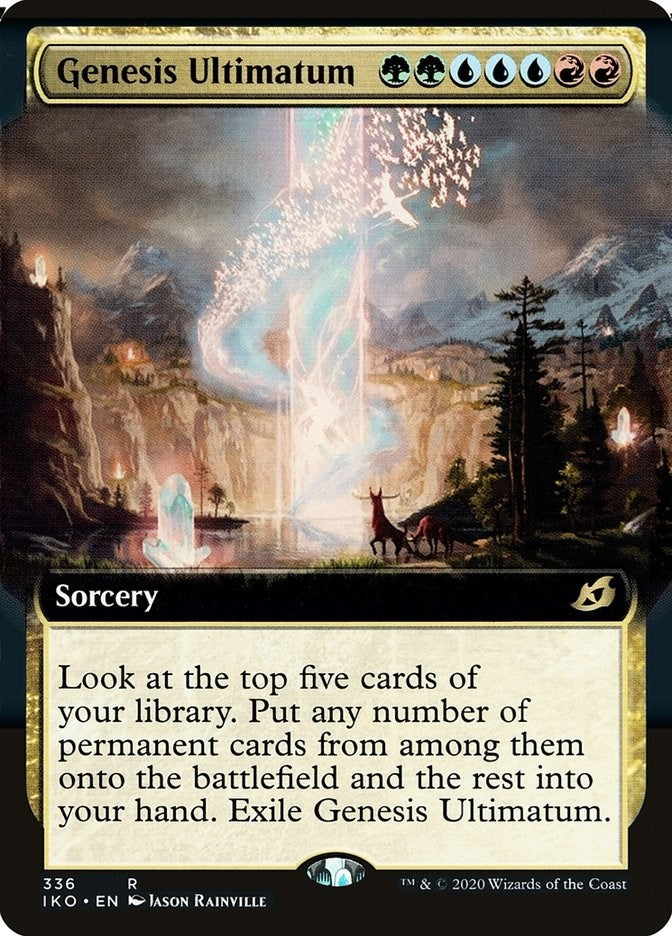 Image for Genesis Ultimatum (Extended Art) (336) (IKO) - Magic: The Gathering