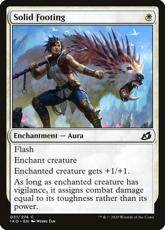 Image for Solid Footing (31) (IKO) - Magic: The Gathering