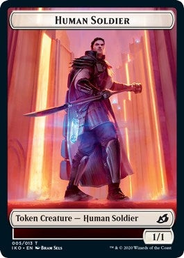 Image for Human Soldier Token (005) (5) (IKO) - Magic: The Gathering