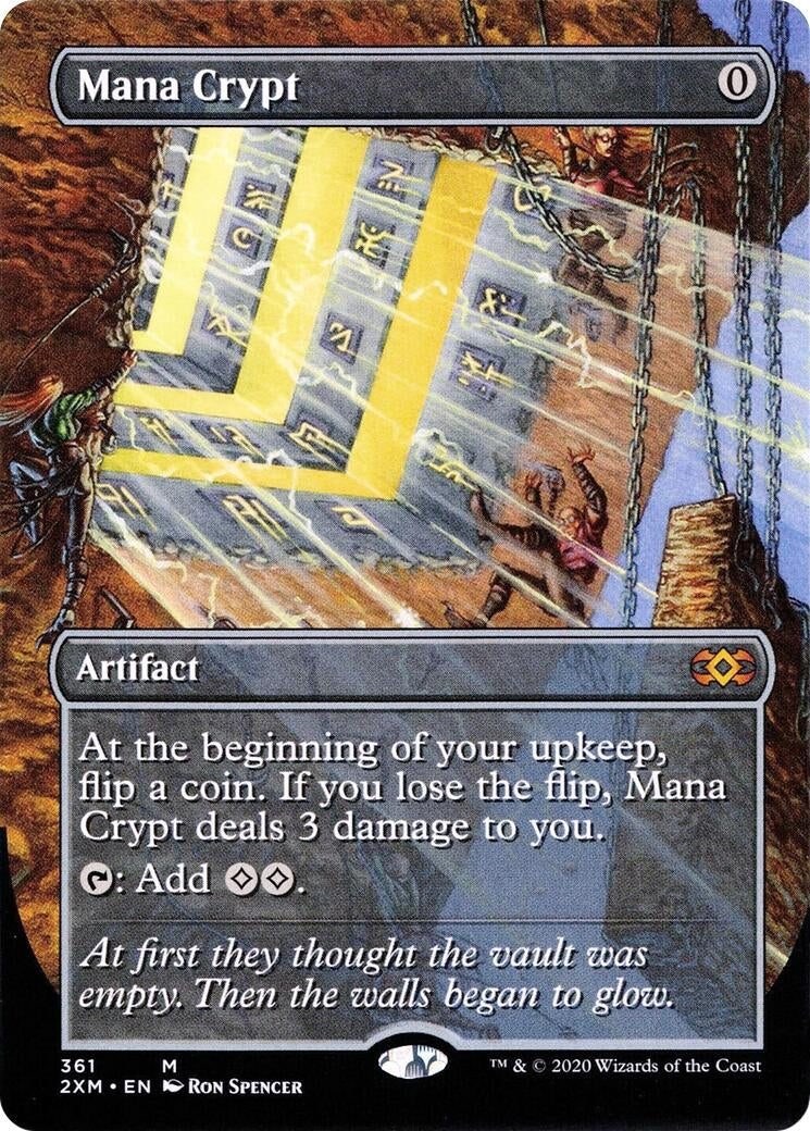 Image for Mana Crypt (Borderless) (361) (2XM) - Magic: The Gathering