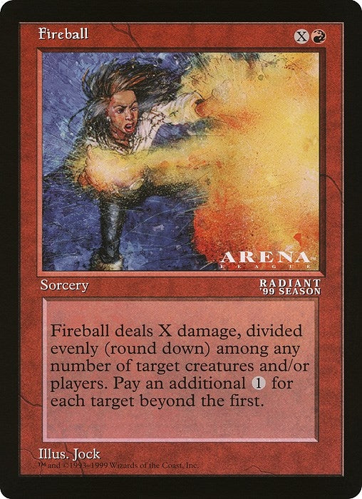 Image for Fireball (Arena League) (OVER) - Magic: The Gathering
