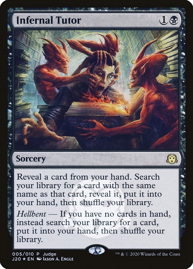 Image for Infernal Tutor (5) (JDG) - Magic: The Gathering