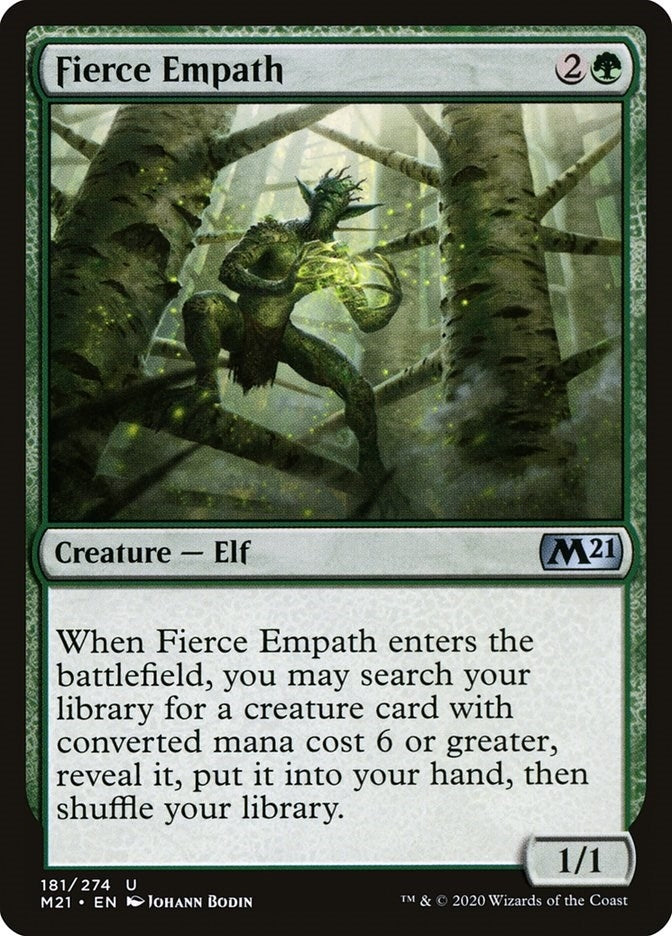 Image for Fierce Empath (181) (M21) - Magic: The Gathering