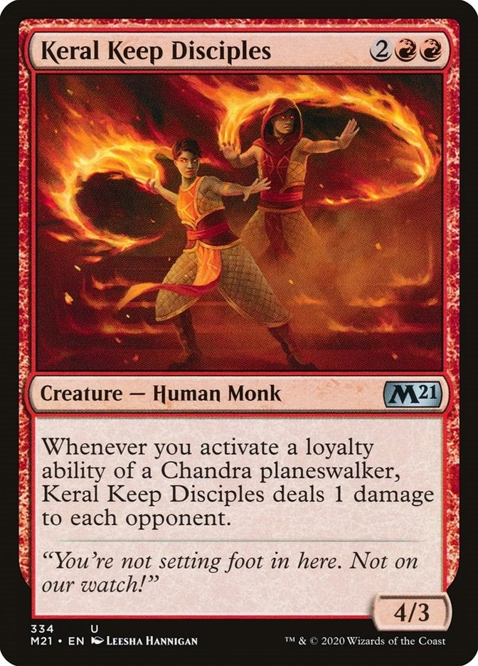 Image for Keral Keep Disciples (334) (M21) - Magic: The Gathering