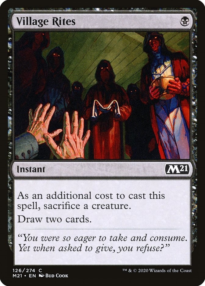 Image for Village Rites (126) (M21) - Magic: The Gathering