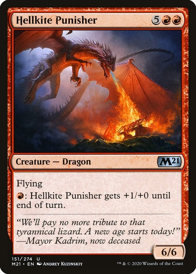 Image for Hellkite Punisher (151) (M21) - Magic: The Gathering