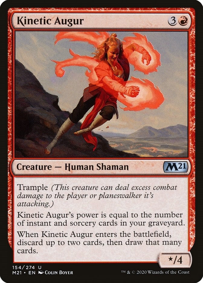 Image for Kinetic Augur (154) (M21) - Magic: The Gathering