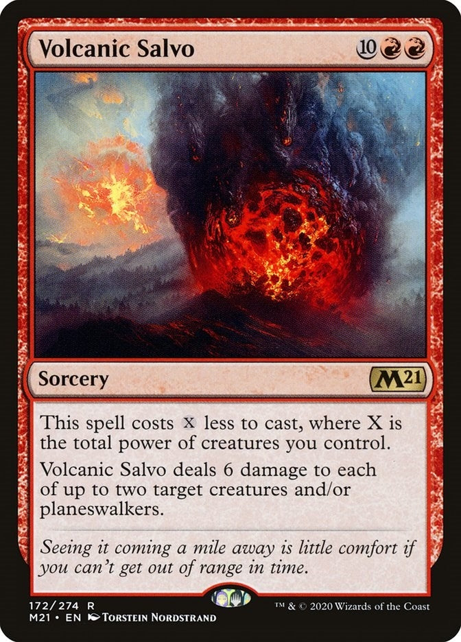 Image for Volcanic Salvo (172) (M21) - Magic: The Gathering