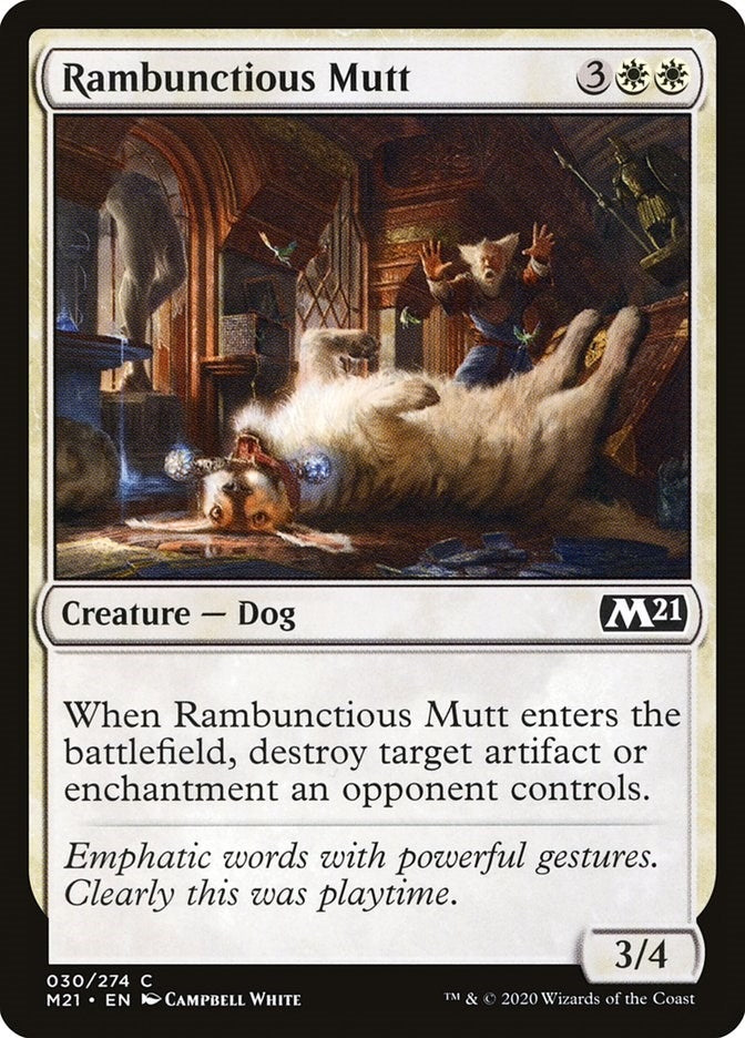 Image for Rambunctious Mutt (30) (M21) - Magic: The Gathering