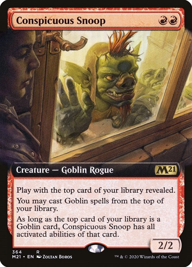 Image for Conspicuous Snoop (Extended Art) (364) (M21) - Magic: The Gathering
