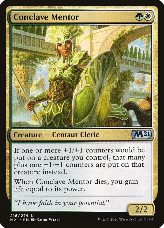 Image for Conclave Mentor (216) (M21) - Magic: The Gathering