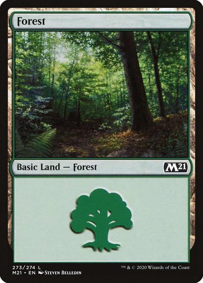 Image for Forest (273) (273) (M21) - Magic: The Gathering