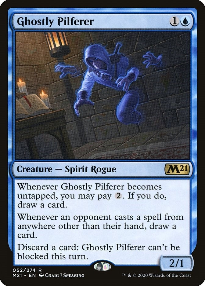 Image for Ghostly Pilferer (52) (M21) - Magic: The Gathering