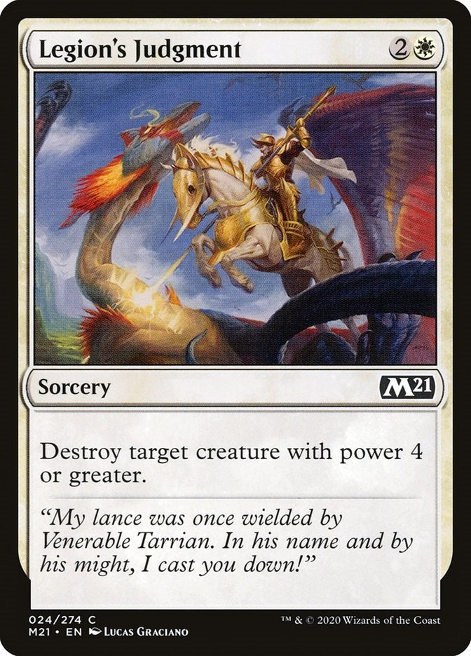 Image for Legion's Judgment (24) (M21) - Magic: The Gathering