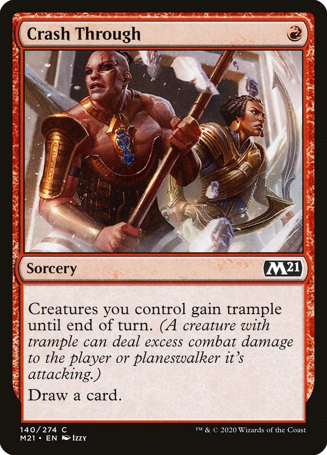 Image for Crash Through (140) (M21) - Magic: The Gathering