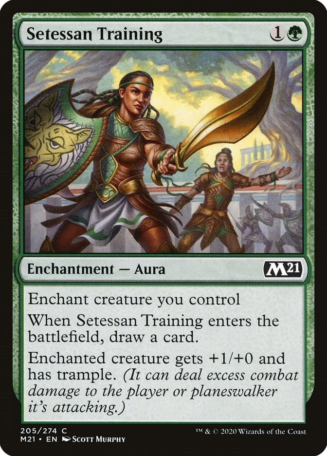 Image for Setessan Training (205) (M21) - Magic: The Gathering