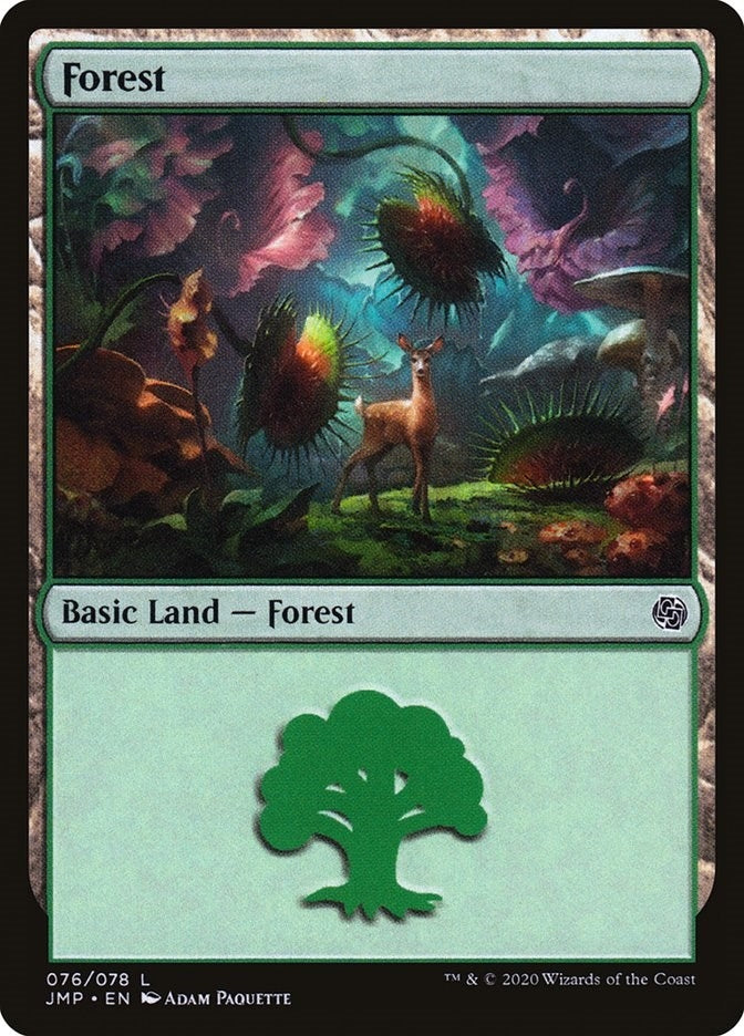 Image for Forest (076) (76) (JMP) - Magic: The Gathering