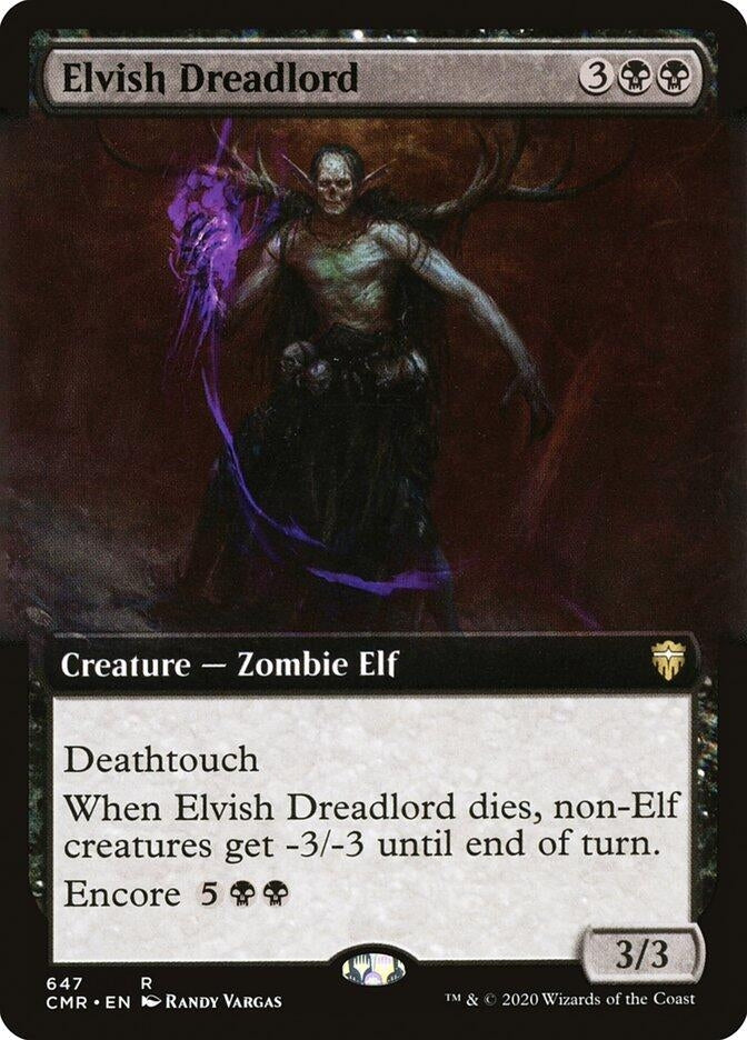 Elvish Dreadlord (Extended Art) (647) (CMR)