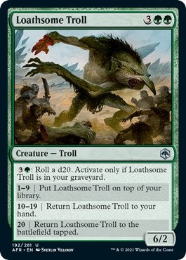 Loathsome Troll (192) (AFR)