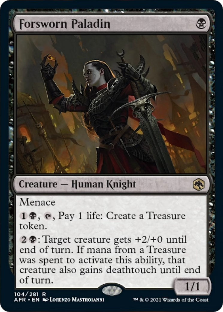 Image for Forsworn Paladin (104) (AFR) - Magic: The Gathering