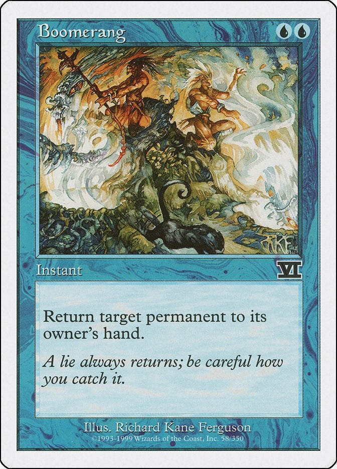 Image for Boomerang (58) (6ED) - Magic: The Gathering