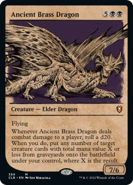 Image for Ancient Brass Dragon (Showcase) (389) (CLB) - Magic: The Gathering