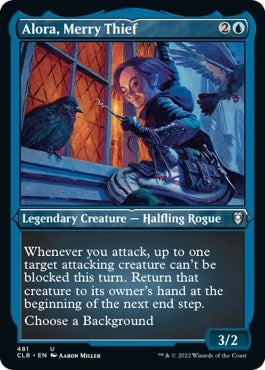Image for Alora, Merry Thief (Foil Etched) (481) (CLB) - Magic: The Gathering